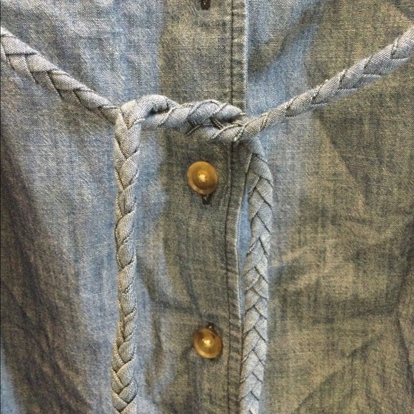 Old Navy denim dress with belt, M - Picture 3 of 4